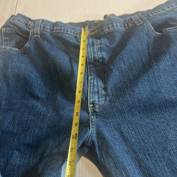 Dickies genuine Men's Blue denim Jeans zipper &  multiple pockets side tab 44x32 - Picture 4 of 12